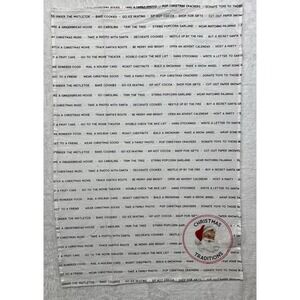 Hallmark Christmas Traditions Santa Kitchen Towel 100% Cotton 25 9/16" x 17 5/8"